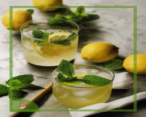 مشروب عصير الليمون بالنعناع