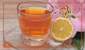 مشروب شاي الليمون الأسود